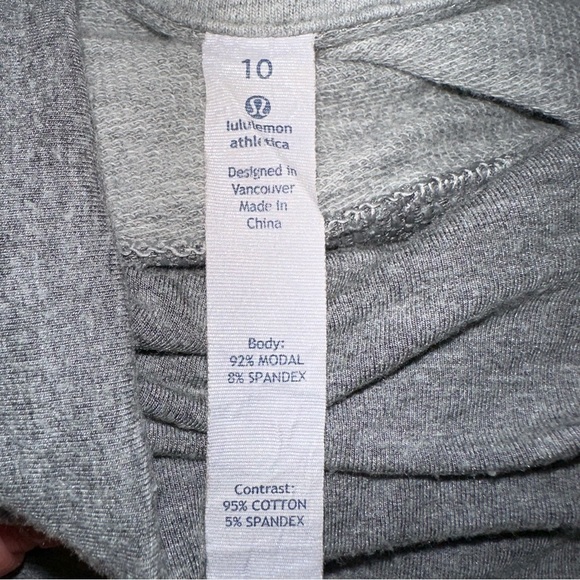 lululemon Coast Wrap Heathered Mod Medium Grey 10 - Picture 5 of 6